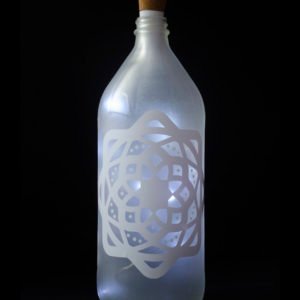 Mandala IlluminART Lantern-Bottle-Recycled