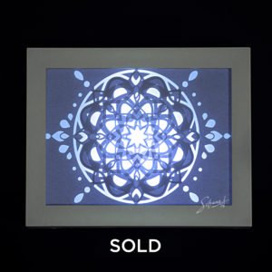 Mandala IlluminART™ Framed LED Backlit Deluxe 5x7-1