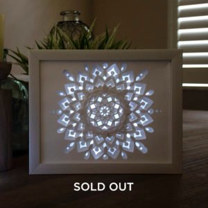 Mandala IlluminART™ Framed LED Backlit 8X10 Premium