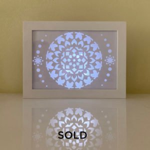 Mandala IlluminART™ Framed LED Backlit Classic 5x7-1