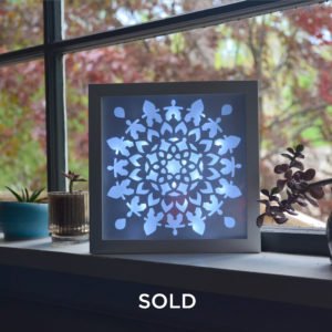 Mandala IlluminART™ Framed LED Backlit Classic 8x8-1