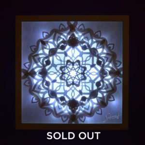 Mandala IlluminART™ Framed LED Backlit 12x12-1